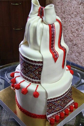 Весільний партіотичний торт