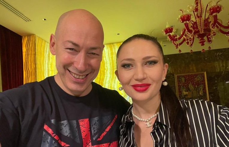 Дмитро Гордон зі своєю дружиною, фото