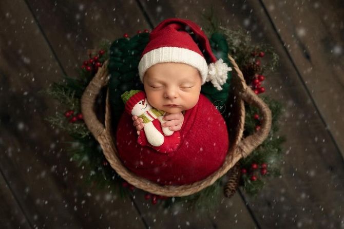 Кращі ідеї для новорічної фотосесії немовляти
