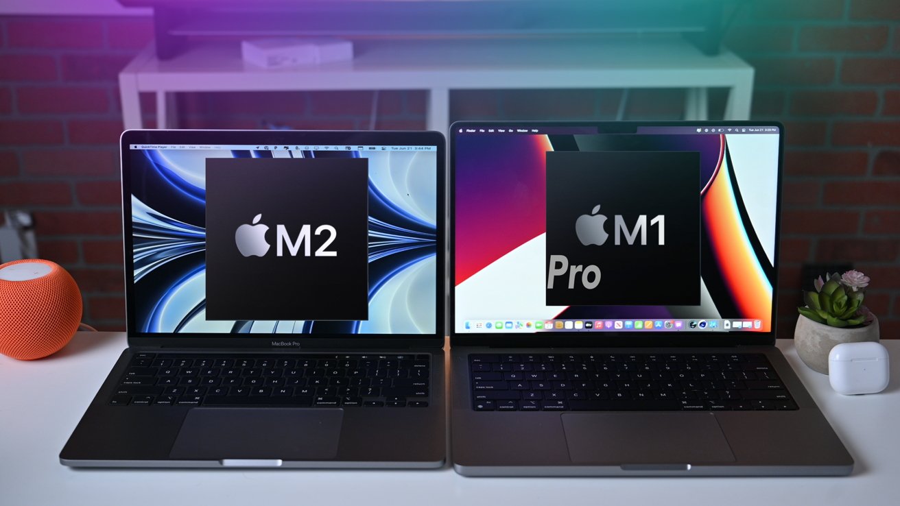 MacBook Pro M2 та MacBook Pro M1