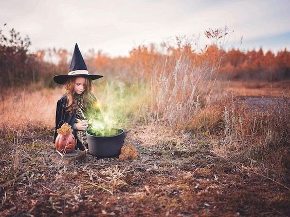 Детские фотографии на Хэллоуин